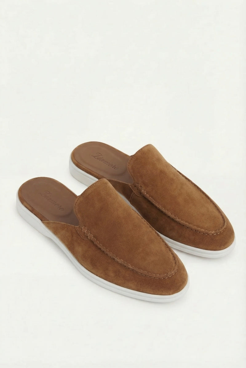 Yacht Suède Mule Tan