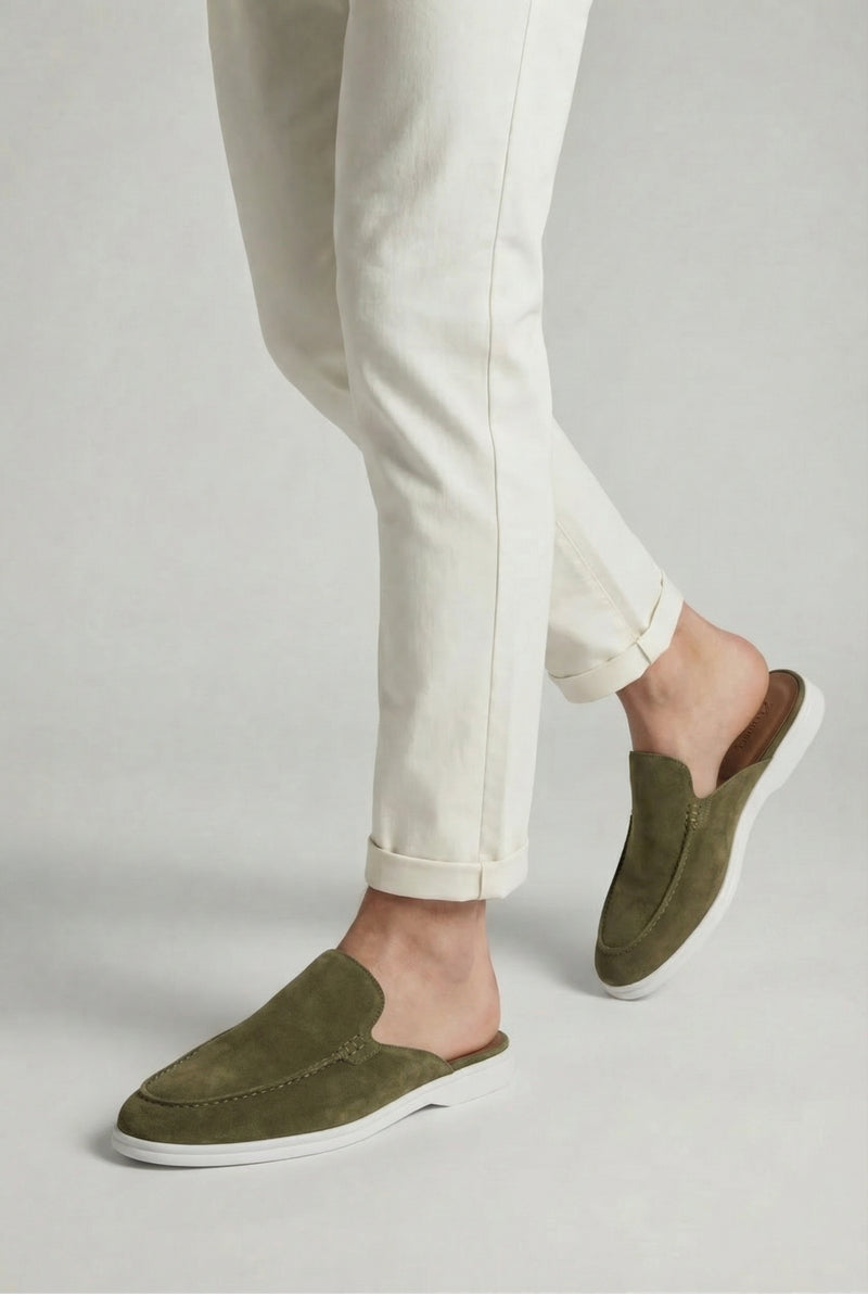 Yacht Suède Mule Sage