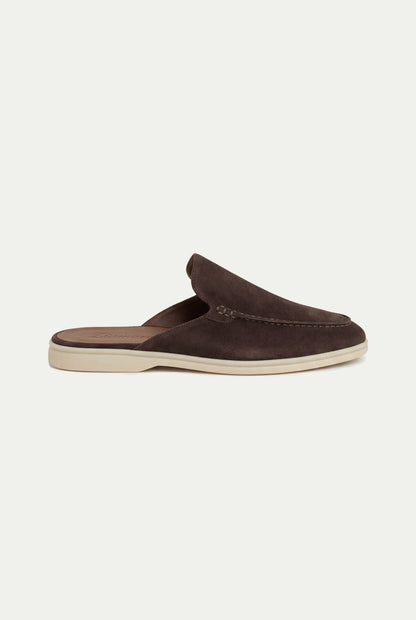 Yacht Suède Mule Brown